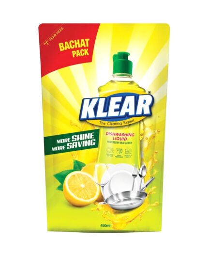 Klear Dishwash Liquid Pouch 450ml