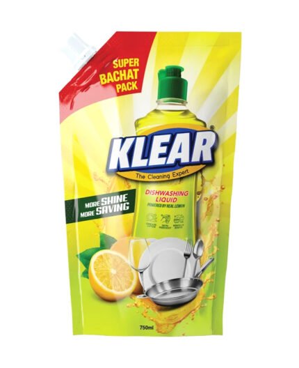 Klear Dishwash Liquid Pouch 750ml